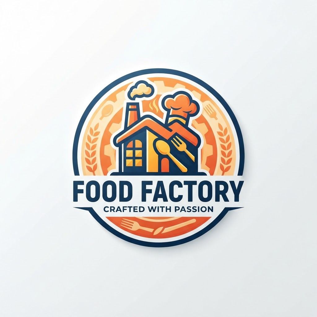 create a logo 
Brand Name "food factory "