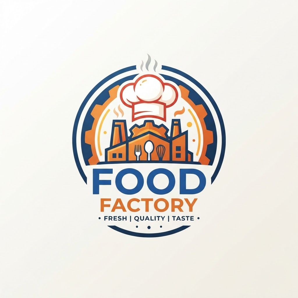 create a logo 
Brand Name "food factory "