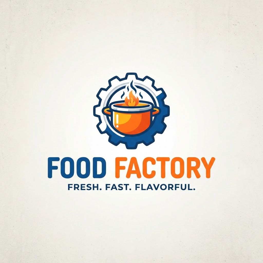 create a logo
Brand Name "food factory "