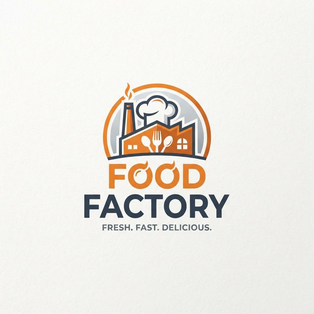 create a logo
Brand Name "food factory "