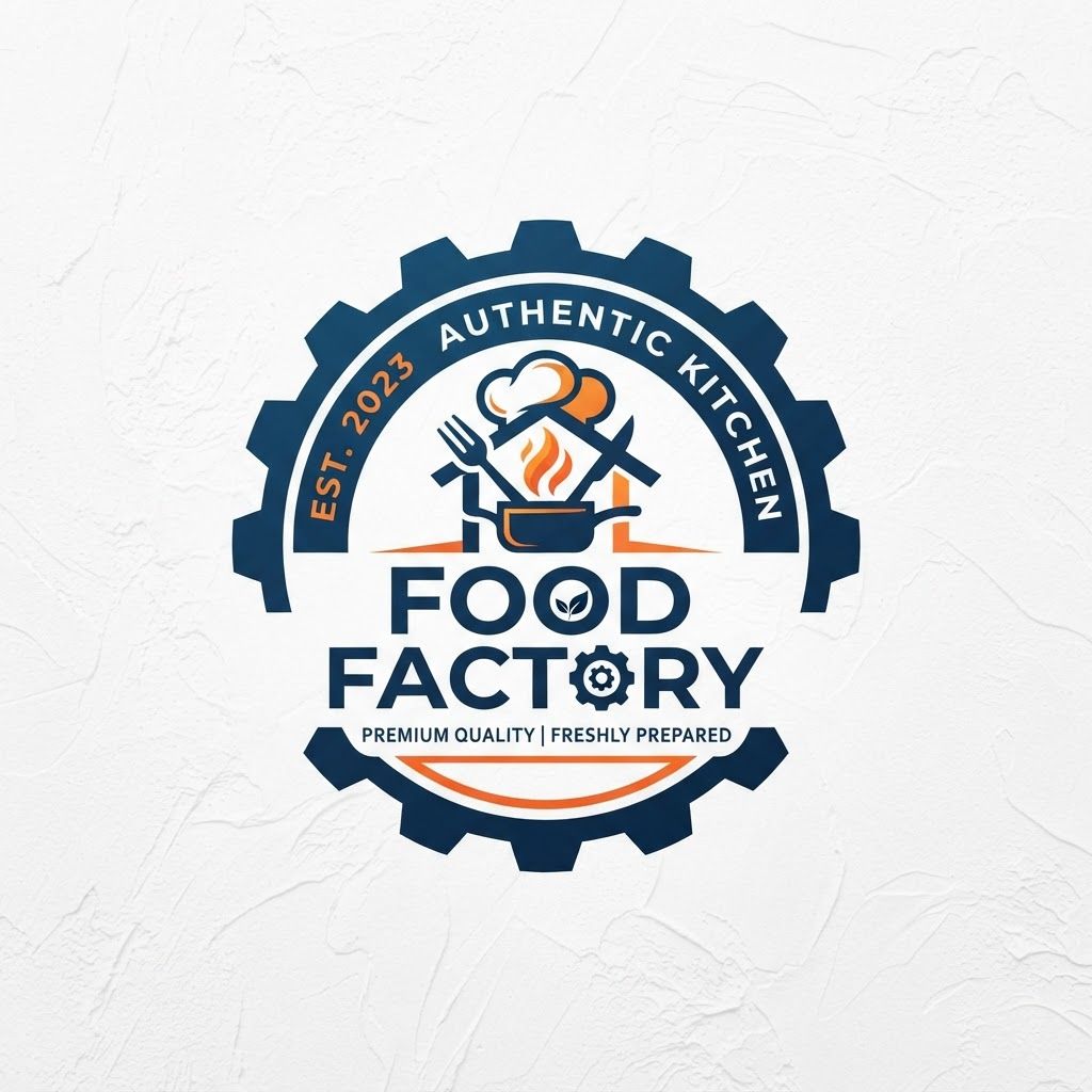 create a logo
Brand Name "food factory "