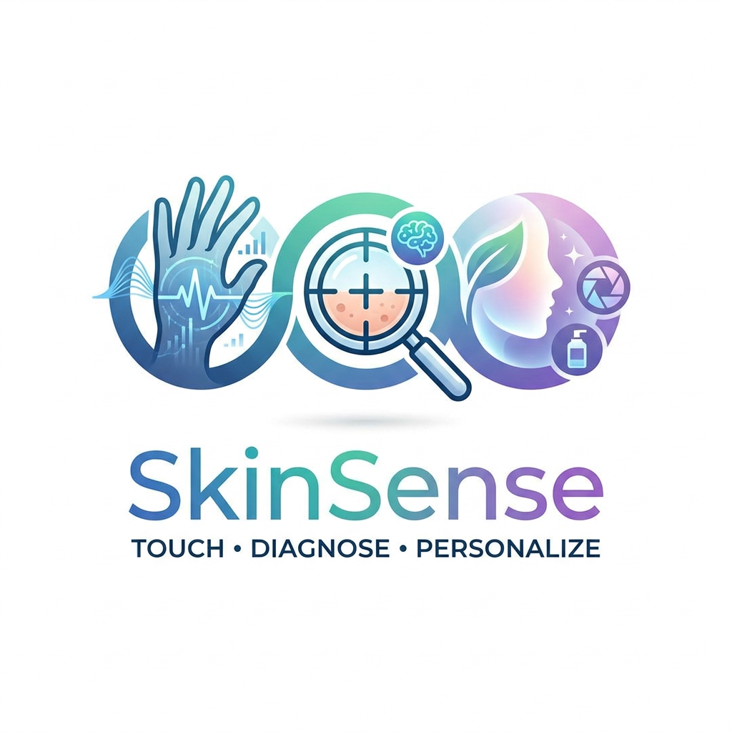 AI Design for make a logo about:
Based on the available search results, I can tell you about a few different projects and products named "SkinSense." The name is used for both research concepts and commercial applications, primarily in the fields of skincare technology and medical diagnostics.
### SkinSense as a Technological Research Project
One meaning of SkinSense refers to a specific research project focused on communication technology. According to academic sources, this project designed a vibration-based communication system that uses human skin as a transmission medium between a handheld device and a wrist wearable.
* **How it works**: This system uses a phone's vibration motor to send data as vibration waves through the skin to a smartwatch or similar device.
* **Technical details**: It uses pulse width modulation (PWM) to encode data and a pilot sequence to improve accuracy, despite challenges like signal distortion and noise.
### SkinSense as a Medical Device
Another significant use of "SkinSense" is a medical device for allergy diagnostics. A company called Milton Essex developed it to help doctors and clinics standardize and speed up the process of reading allergy skin tests.
* **Core technology**: The device uses artificial intelligence to automatically and objectively evaluate the results of common skin prick tests and patch tests used in allergy diagnosis.
### SkinSense in AI-Powered Skincare Applications
The name "SkinSense" is also used by several artificial intelligence (AI) applications designed to personalize skincare. While they share the name, they have different features and appear to be separate projects.
* **Skincare Analysis and Recommendations**: Several AI apps use the SkinSense name to provide personalized skincare recommendations. They work by analyzing user-submitted photos to detect visible skin concerns like acne, dryness, and pigmentation. One such project combines this with a questionnaire about lifestyle and climate conditions to suggest products and ingredients. These apps often feature a "glow score" and a "Future You" preview to help users visualize potential progress.
* **Product and Ingredient Tracking**: Another SkinSense app focuses on being a skincare diary and ingredient tracker. Users can scan product labels, log their skin condition, and the AI identifies patterns between ingredients and skin reactions over time.
* **At-Home IPL Hair Removal**: The name is also used for an at-home IPL hair removal device that uses AI to detect skin tone and automatically adjust the light pulse intensity for safety.
### How to Choose the Right Information
To learn more about a specific SkinSense project, consider what you are most interested in:
* If your interest is in **cutting-edge communication technology**, focus on the research project described by the academic papers on vibration-based communication.
* If you are interested in **medical technology**, the allergy diagnostics device developed by Milton Essex is the relevant project.
* If you are looking for a **consumer skincare app**, the AI-powered apps and the IPL hair removal device provide personalized beauty and wellness advice.