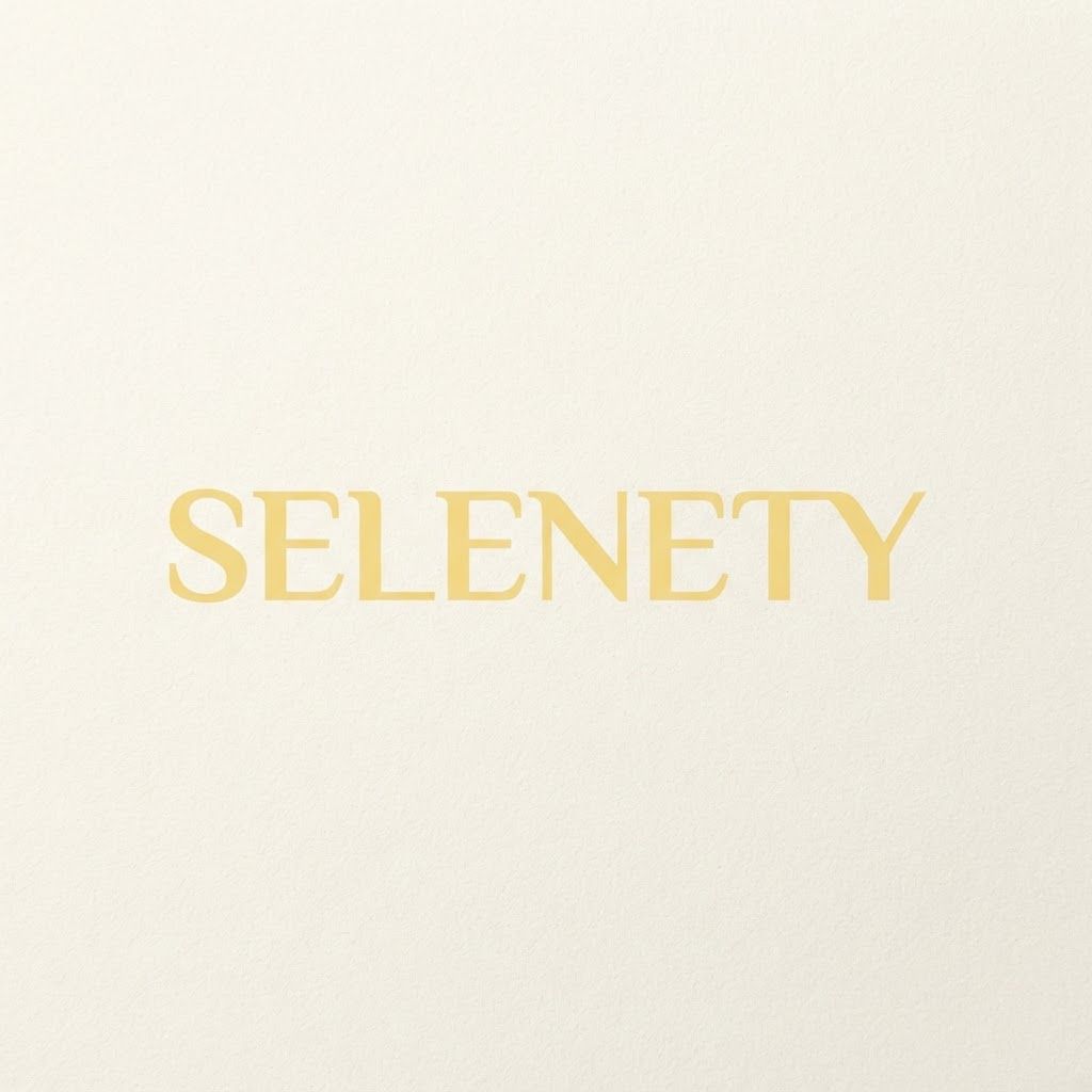 AI Design for SELENETY LOGO WITHOUT SUBSCRIPT IN BUTTER YELLOW