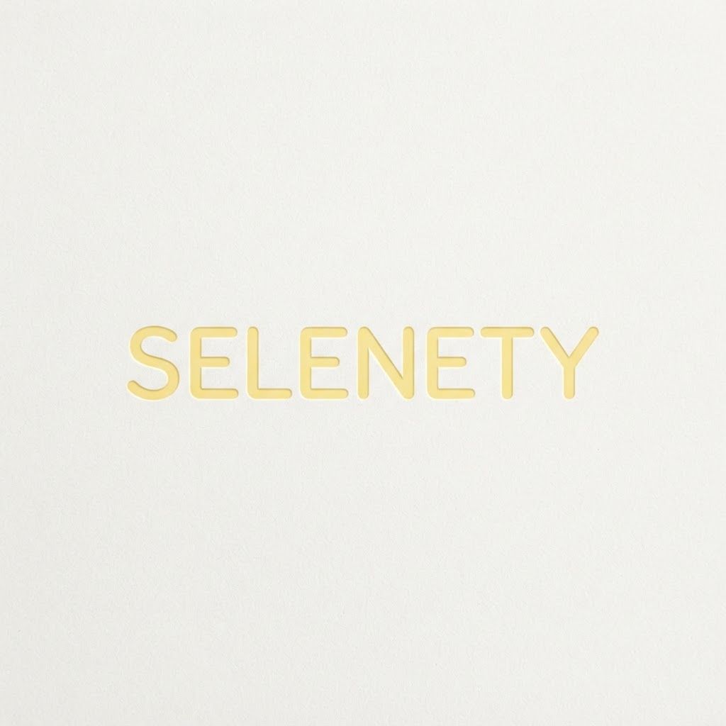 AI Design for SELENETY LOGO WITHOUT SUBSCRIPT IN BUTTER YELLOW