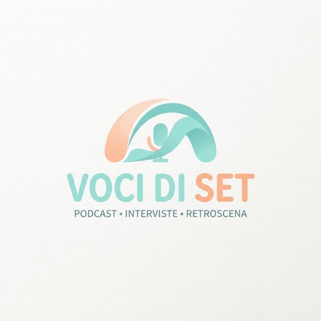AI Design for Logo con colori arancione, chiaro e verde acqua con la scritta voci di set . I colori devono essere quasi pastello, tipo quel arancione chiaro, quasi pesca e quel verde acqua appunto un po’ pastello devono ispirare ordine e attirare il pubblico, soprattutto. Prova con qualcosa di coinvolgente per il pubblico, anche perché le scritte dei post io le farò poi con appunto i due colori che ci sono nel logo, quindi tipo le scritte normali di un colore e in grassetto le scritte dell’altro colore però, devono essere due colori che insieme si abbinano molto, perché se no è disordinato, secondo me, quindi non so.