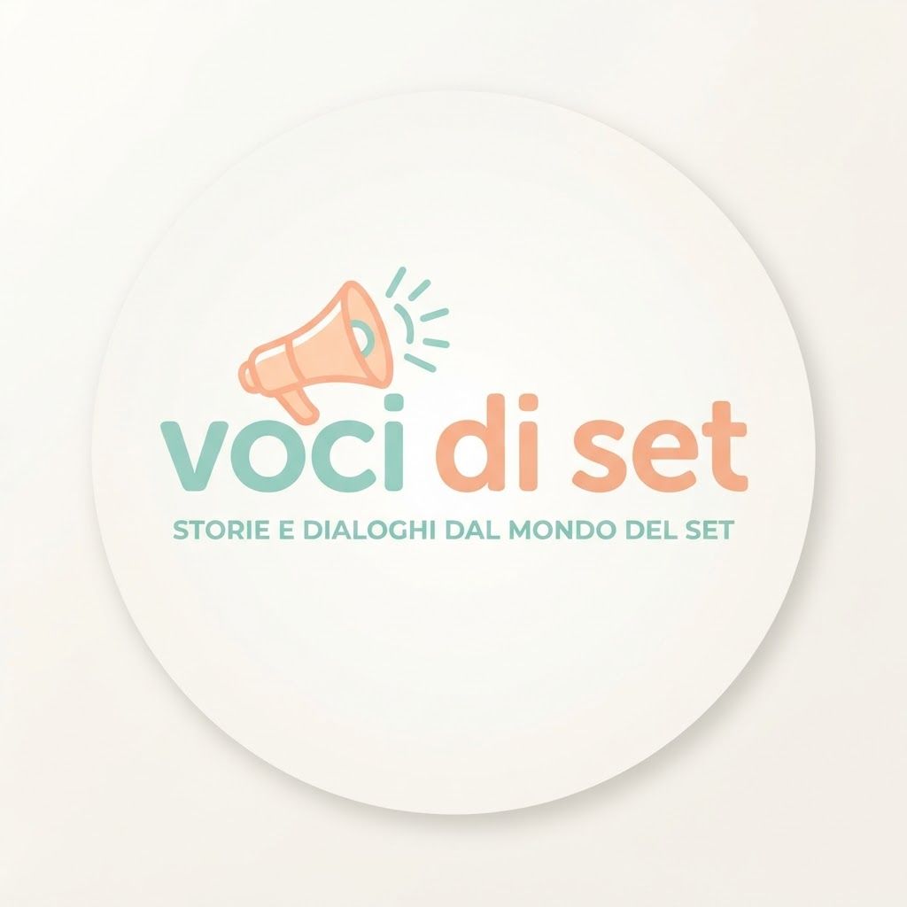 AI Design for Logo con colori arancione, chiaro e verde acqua con la scritta voci di set . I colori devono essere quasi pastello, tipo quel arancione chiaro, quasi pesca e quel verde acqua appunto un po’ pastello devono ispirare ordine e attirare il pubblico, soprattutto. Prova con qualcosa di coinvolgente per il pubblico, anche perché le scritte dei post io le farò poi con appunto i due colori che ci sono nel logo, quindi tipo le scritte normali di un colore e in grassetto le scritte dell’altro colore però, devono essere due colori che insieme si abbinano molto, perché se no è disordinato, secondo me, quindi non so.