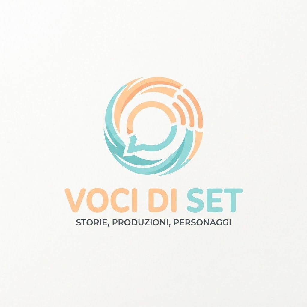 AI Design for Logo con colori arancione, chiaro e verde acqua con la scritta voci di set . I colori devono essere quasi pastello, tipo quel arancione chiaro, quasi pesca e quel verde acqua appunto un po’ pastello devono ispirare ordine e attirare il pubblico, soprattutto. Prova con qualcosa di coinvolgente per il pubblico, anche perché le scritte dei post io le farò poi con appunto i due colori che ci sono nel logo, quindi tipo le scritte normali di un colore e in grassetto le scritte dell’altro colore però, devono essere due colori che insieme si abbinano molto, perché se no è disordinato, secondo me, quindi non so.