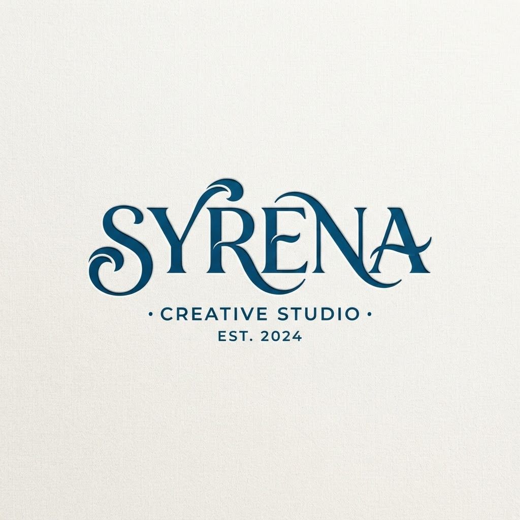 AI Design for syrena typography logo