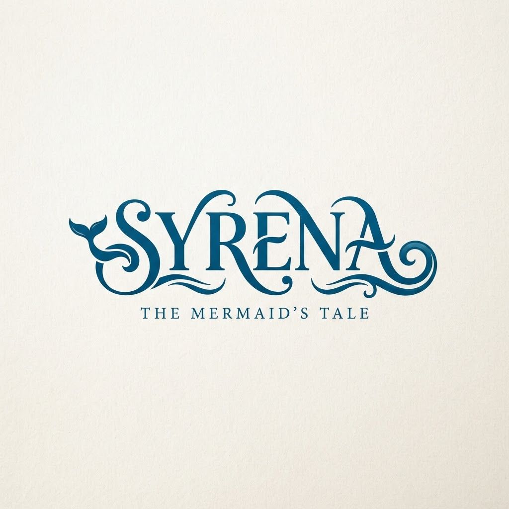AI Design for syrena typography logo