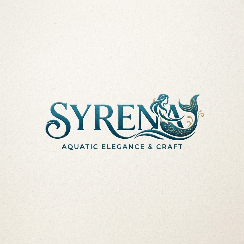 AI Design for syrena typography logo