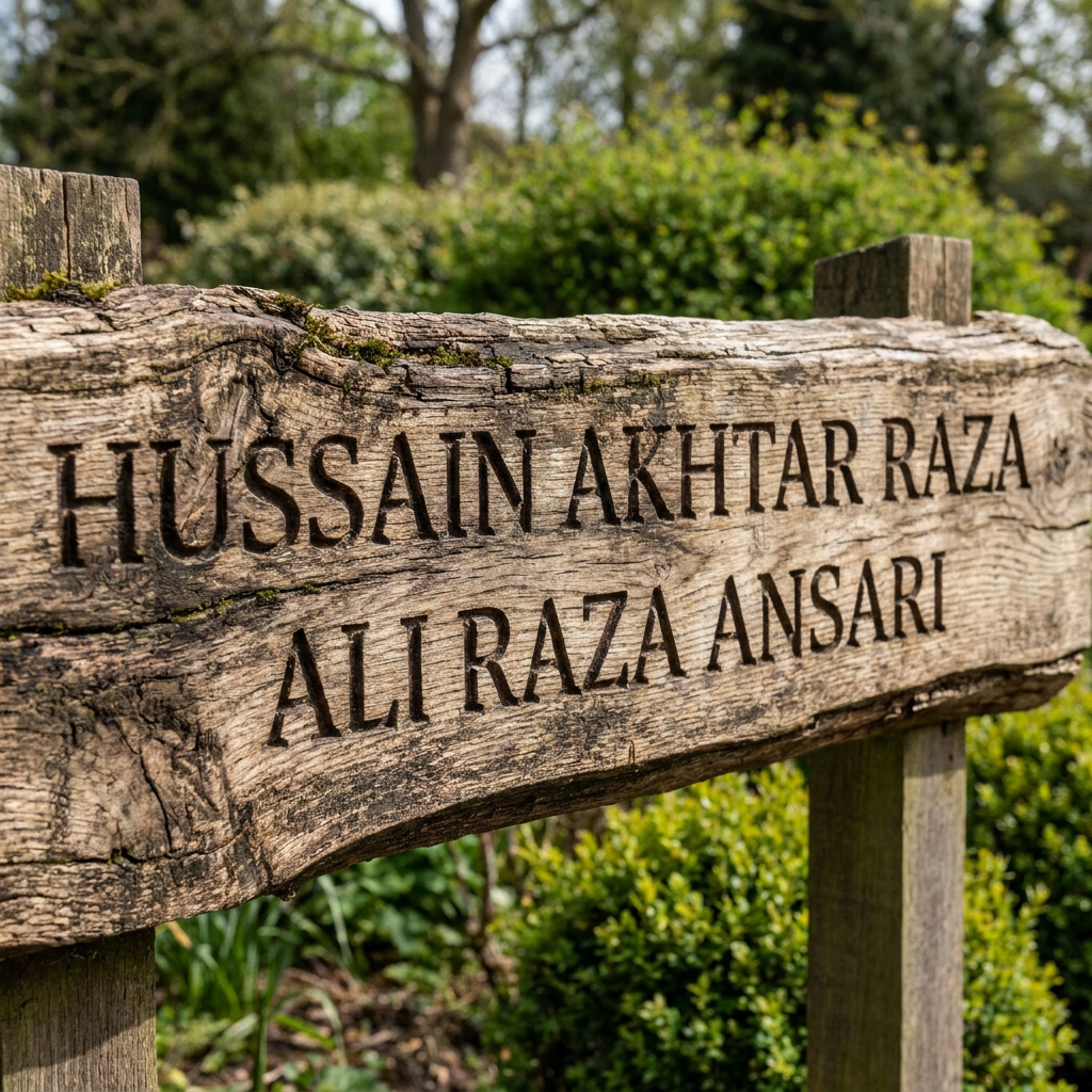 PLEASE MAKE A NAMES LOG ON THE NAME HUSSAIN AKHTAR RAZA AND ALI RAZA ANSARI