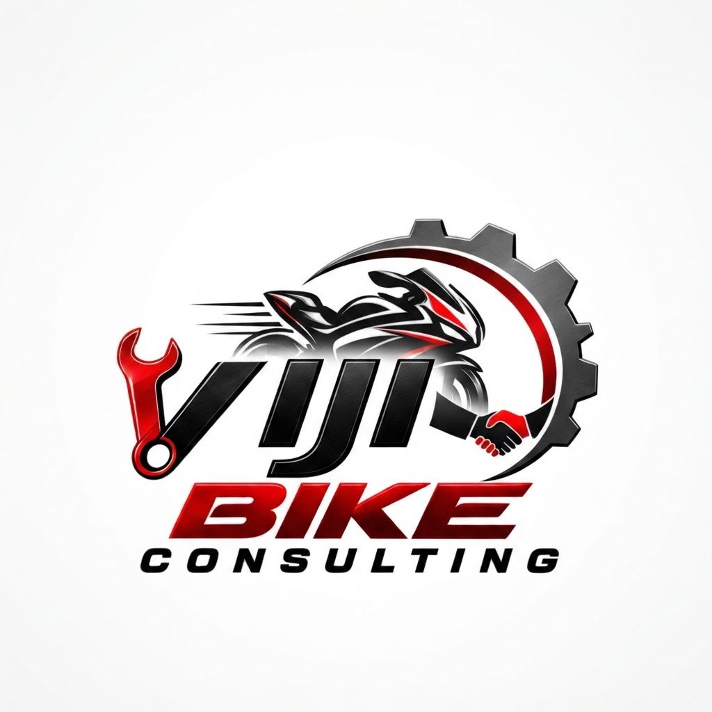 Square social feed visual for brand. Strong central subject, clean composition, platform-ready crop, cohesive color and mood, clear empty area for caption or headline to be added later, no readable text generated.
Incorporate the attached brand element reference image (Reference A: brand element "Viji Bike Consulting") into the composition where natural — preserve the depicted brand element's appearance.