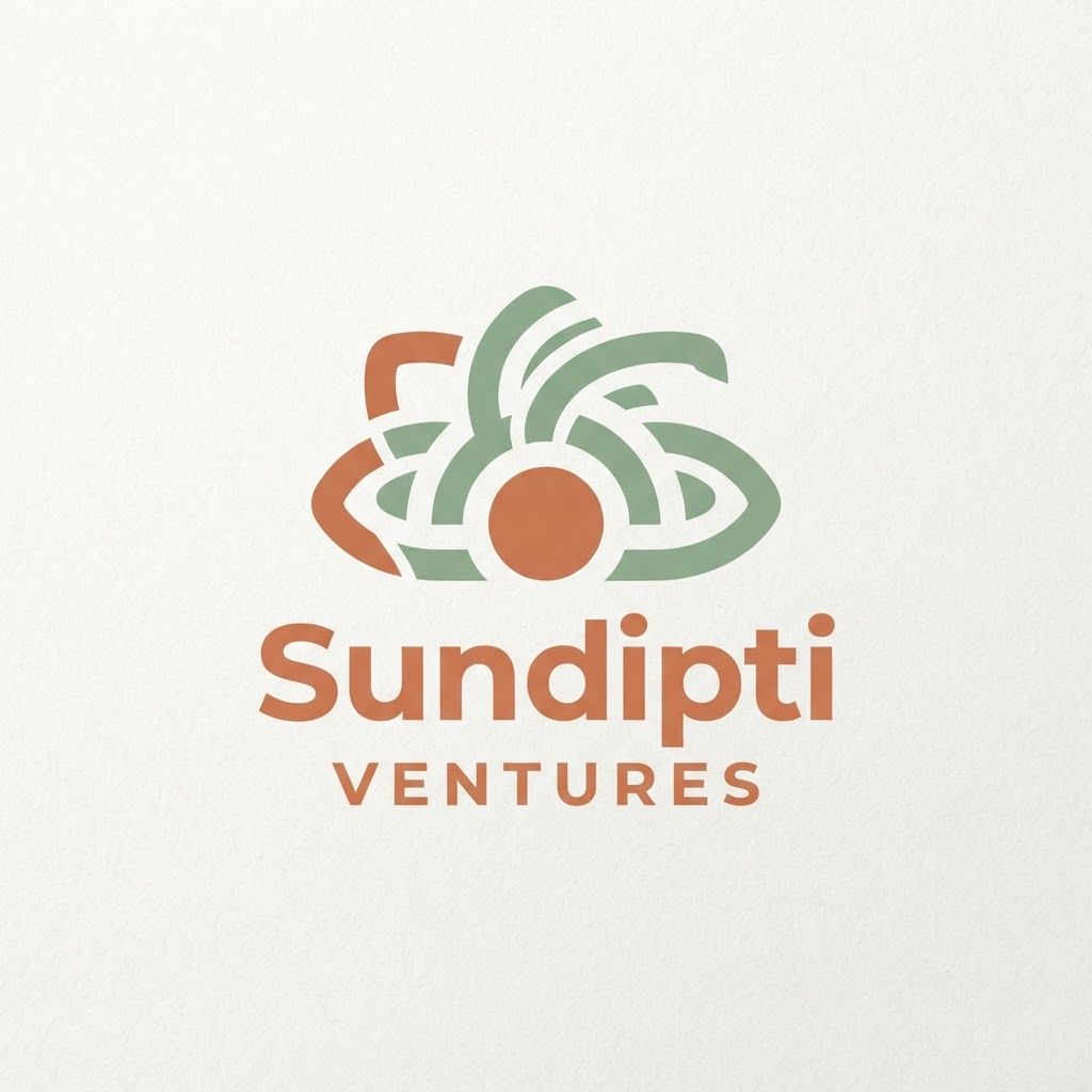Professional flat vector logo for "Sundipti Ventures," a children's lifestyle brand for ages 0-15 covering apparel, jewellery, handicrafts, gifts, and toys.
Concept: an abstract symbol representing childhood, growth, imagination, and warmth — not a literal baby, animal, or toy. Think soft curved geometric forms, gentle arcs, or an abstract growth motif.
Style: flat design, fully rounded edges, no sharp corners, minimalist and iconic, single clear idea — not cluttered or illustrative. No gradients, no watercolor, no 3D, no shading.
Colors: only 1-2 flat colors — choose from terracotta, sage green, muted coral, dusty blue, deep teal, warm charcoal, on a cream or white background.
Typography: pair with a clean, warm, modern sans-serif wordmark reading "Sundipti Ventures," sentence case, generous spacing.
Must look premium and timeless — appropriate for a baby's clothing tag as well as a 15-year-old's jewellery box and a corporate letterhead. Avoid: baby face, cartoon animal, teddy bear, pacifier, crown, toy blocks, hearts, stars, kite, house shape, gender-specific icons, more than 2 colors. The logo should communicate childhood, in the slected image can yiu make the logo fulll as s imagination, warmth, growth, creativity and trust, while remaining sophisticated enough to work when the company expands.
1. First, give the designer this core brief
Brand name
Sundipti Ventures
Brand role
Umbrella children's lifestyle brand/company
Target age
0 months–15 years
Product categories
Children's apparel
Girls' and boys' clothing
Children's jewellery/accessories
Handcrafted products
Gifts
Future children's lifestyle products
Long-term ambition
To build a trusted children's brand that becomes part of every stage of childhood—from the earliest years to growing up.
The logo therefore needs to represent the world of childhood, rather than any single product.
2. The central brand thought
I would give your designer this as the most important creative direction:
“A world created around childhood.”
The logo should make people think of:
Curiosity → Imagination → Growth → Joy → Family → Creativity → Childhood
rather than:
Baby → Clothes → Girl → Boy
That distinction is extremely important.
3. What the logo should communicate
Ask the designer to make the logo communicate these 6 attributes:
1. JOY
Childhood should feel happy and positive.
2. IMAGINATION
Children create worlds from very simple things.
3. GROWTH
Your brand covers 6 months through 15 years, so the idea of growing up is important.
4. CREATIVITY
You are not only selling clothing—you will also sell jewellery and handicrafts.
5. WARMTH
Parents should feel that this is a brand they can trust for their children.
6. TIMELESSNESS
The logo should still look appropriate when the child is 12 or 15—not just at six months.
4. What NOT to put in the logo
This is particularly important.
Tell the designer to avoid literal children's-brand clichés, such as:
❌ Baby face
❌ Cartoon baby
❌ Teddy bear
❌ Bottle
❌ Pacifier
❌ Stroller
❌ Onesie
❌ Frock
❌ Boy/girl silhouettes
❌ Crown
❌ Cartoon animals as the primary logo
❌ Toy blocks
❌ Excessive hearts
❌ Too many colours
❌ Gender-specific symbols
These could make Sundipti Ventures look like a baby clothing company, which conflicts with your 6-month-to-15-year vision.
5. The logo should be AGE-NEUTRAL
This is one of the most important requirements.
Imagine the logo appearing on:
6-month-old baby's garment
It should look cute.
5-year-old child's backpack
It should look playful.
10-year-old's jewellery box
It should look stylish.
15-year-old's accessory
It should not look childish.
Handcrafted product
It should look artistic.
Website
It should look professional.
Corporate document
It should look credible.
Therefore:
Playful, but not childish.
That should be one of your key instructions to the designer.
6. The name “Sundipti” gives you a wonderful visual opportunity