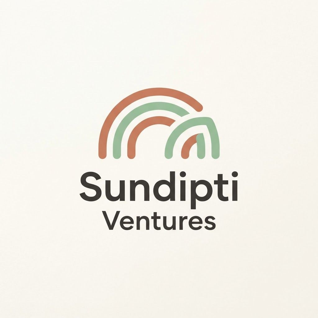 Professional flat vector logo for "Sundipti Ventures," a children's lifestyle brand for ages 0-15 covering apparel, jewellery, handicrafts, gifts, and toys.
Concept: an abstract symbol representing childhood, growth, imagination, and warmth — not a literal baby, animal, or toy. Think soft curved geometric forms, gentle arcs, or an abstract growth motif.
Style: flat design, fully rounded edges, no sharp corners, minimalist and iconic, single clear idea — not cluttered or illustrative. No gradients, no watercolor, no 3D, no shading.
Colors: only 1-2 flat colors — choose from terracotta, sage green, muted coral, dusty blue, deep teal, warm charcoal, on a cream or white background.
Typography: pair with a clean, warm, modern sans-serif wordmark reading "Sundipti Ventures," sentence case, generous spacing.
Must look premium and timeless — appropriate for a baby's clothing tag as well as a 15-year-old's jewellery box and a corporate letterhead. Avoid: baby face, cartoon animal, teddy bear, pacifier, crown, toy blocks, hearts, stars, kite, house shape, gender-specific icons, more than 2 colors. The logo should communicate childhood, imagination, warmth, growth, creativity and trust, while remaining sophisticated enough to work when the company expands.
1. First, give the designer this core brief
Brand name
Sundipti Ventures
Brand role
Umbrella children's lifestyle brand/company
Target age
0 months–15 years
Product categories
Children's apparel
Girls' and boys' clothing
Children's jewellery/accessories
Handcrafted products
Gifts
Future children's lifestyle products
Long-term ambition
To build a trusted children's brand that becomes part of every stage of childhood—from the earliest years to growing up.
The logo therefore needs to represent the world of childhood, rather than any single product.
2. The central brand thought
I would give your designer this as the most important creative direction:
“A world created around childhood.”
The logo should make people think of:
Curiosity → Imagination → Growth → Joy → Family → Creativity → Childhood
rather than:
Baby → Clothes → Girl → Boy
That distinction is extremely important.
3. What the logo should communicate
Ask the designer to make the logo communicate these 6 attributes:
1. JOY
Childhood should feel happy and positive.
2. IMAGINATION
Children create worlds from very simple things.
3. GROWTH
Your brand covers 6 months through 15 years, so the idea of growing up is important.
4. CREATIVITY
You are not only selling clothing—you will also sell jewellery and handicrafts.
5. WARMTH
Parents should feel that this is a brand they can trust for their children.
6. TIMELESSNESS
The logo should still look appropriate when the child is 12 or 15—not just at six months.
4. What NOT to put in the logo
This is particularly important.
Tell the designer to avoid literal children's-brand clichés, such as:
❌ Baby face
❌ Cartoon baby
❌ Teddy bear
❌ Bottle
❌ Pacifier
❌ Stroller
❌ Onesie
❌ Frock
❌ Boy/girl silhouettes
❌ Crown
❌ Cartoon animals as the primary logo
❌ Toy blocks
❌ Excessive hearts
❌ Too many colours
❌ Gender-specific symbols
These could make Sundipti Ventures look like a baby clothing company, which conflicts with your 6-month-to-15-year vision.
5. The logo should be AGE-NEUTRAL
This is one of the most important requirements.
Imagine the logo appearing on:
6-month-old baby's garment
It should look cute.
5-year-old child's backpack
It should look playful.
10-year-old's jewellery box
It should look stylish.
15-year-old's accessory
It should not look childish.
Handcrafted product
It should look artistic.
Website
It should look professional.
Corporate document
It should look credible.
Therefore:
Playful, but not childish.
That should be one of your key instructions to the designer.
6. The name “Sundipti” gives you a wonderful visual opportunity