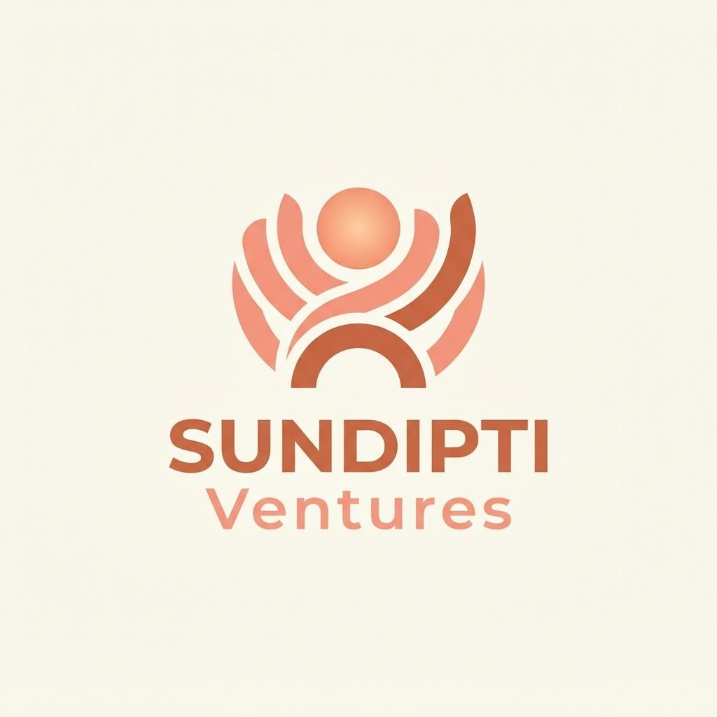 Professional flat vector logo for "Sundipti Ventures," a children's lifestyle brand for ages 0-15 covering apparel, jewellery, handicrafts, gifts, and toys.
Concept: an abstract symbol representing childhood, growth, imagination, and warmth — not a literal baby, animal, or toy. Think soft curved geometric forms, gentle arcs, or an abstract growth motif.
Style: flat design, fully rounded edges, no sharp corners, minimalist and iconic, single clear idea — not cluttered or illustrative. No gradients, no watercolor, no 3D, no shading.
Colors: only 1-2 flat colors — choose from terracotta, sage green, muted coral, dusty blue, deep teal, warm charcoal, on a cream or white background.
Typography: pair with a clean, warm, modern sans-serif wordmark reading "Sundipti Ventures," sentence case, generous spacing.
Must look premium and timeless — appropriate for a baby's clothing tag as well as a 15-year-old's jewellery box and a corporate letterhead. Avoid: baby face, cartoon animal, teddy bear, pacifier, crown, toy blocks, hearts, stars, kite, house shape, gender-specific icons, more than 2 colors. The logo should communicate childhood, in the slected image can yiu make the logo fulll as s imagination, warmth, growth, creativity and trust, while remaining sophisticated enough to work when the company expands.
1. First, give the designer this core brief
Brand name
Sundipti Ventures
Brand role
Umbrella children's lifestyle brand/company
Target age
0 months–15 years
Product categories
Children's apparel
Girls' and boys' clothing
Children's jewellery/accessories
Handcrafted products
Gifts
Future children's lifestyle products
Long-term ambition
To build a trusted children's brand that becomes part of every stage of childhood—from the earliest years to growing up.
The logo therefore needs to represent the world of childhood, rather than any single product.
2. The central brand thought
I would give your designer this as the most important creative direction:
“A world created around childhood.”
The logo should make people think of:
Curiosity → Imagination → Growth → Joy → Family → Creativity → Childhood
rather than:
Baby → Clothes → Girl → Boy
That distinction is extremely important.
3. What the logo should communicate
Ask the designer to make the logo communicate these 6 attributes:
1. JOY
Childhood should feel happy and positive.
2. IMAGINATION
Children create worlds from very simple things.
3. GROWTH
Your brand covers 6 months through 15 years, so the idea of growing up is important.
4. CREATIVITY
You are not only selling clothing—you will also sell jewellery and handicrafts.
5. WARMTH
Parents should feel that this is a brand they can trust for their children.
6. TIMELESSNESS
The logo should still look appropriate when the child is 12 or 15—not just at six months.
4. What NOT to put in the logo
This is particularly important.
Tell the designer to avoid literal children's-brand clichés, such as:
❌ Baby face
❌ Cartoon baby
❌ Teddy bear
❌ Bottle
❌ Pacifier
❌ Stroller
❌ Onesie
❌ Frock
❌ Boy/girl silhouettes
❌ Crown
❌ Cartoon animals as the primary logo
❌ Toy blocks
❌ Excessive hearts
❌ Too many colours
❌ Gender-specific symbols
These could make Sundipti Ventures look like a baby clothing company, which conflicts with your 6-month-to-15-year vision.
5. The logo should be AGE-NEUTRAL
This is one of the most important requirements.
Imagine the logo appearing on:
6-month-old baby's garment
It should look cute.
5-year-old child's backpack
It should look playful.
10-year-old's jewellery box
It should look stylish.
15-year-old's accessory
It should not look childish.
Handcrafted product
It should look artistic.
Website
It should look professional.
Corporate document
It should look credible.
Therefore:
Playful, but not childish.
That should be one of your key instructions to the designer.
6. The name “Sundipti” gives you a wonderful visual opportunity