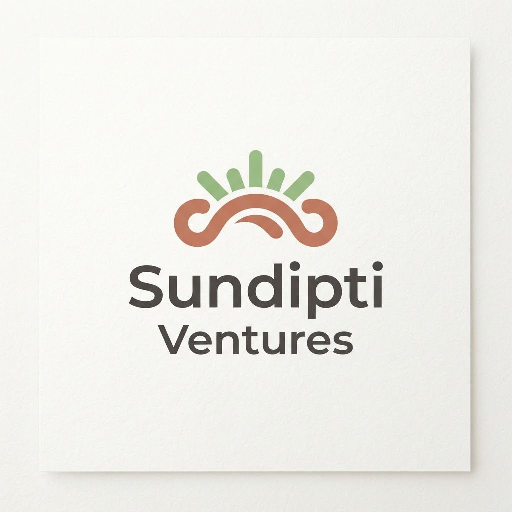 Professional flat vector logo for "Sundipti Ventures," a children's lifestyle brand for ages 0-15 covering apparel, jewellery, handicrafts, gifts, and toys.
Concept: an abstract symbol representing childhood, growth, imagination, and warmth — not a literal baby, animal, or toy. Think soft curved geometric forms, gentle arcs, or an abstract growth motif.
Style: flat design, fully rounded edges, no sharp corners, minimalist and iconic, single clear idea — not cluttered or illustrative. No gradients, no watercolor, no 3D, no shading.
Colors: only 1-2 flat colors — choose from terracotta, sage green, muted coral, dusty blue, deep teal, warm charcoal, on a cream or white background.
Typography: pair with a clean, warm, modern sans-serif wordmark reading "Sundipti Ventures," sentence case, generous spacing.
Must look premium and timeless — appropriate for a baby's clothing tag as well as a 15-year-old's jewellery box and a corporate letterhead. Avoid: baby face, cartoon animal, teddy bear, pacifier, crown, toy blocks, hearts, stars, kite, house shape, gender-specific icons, more than 2 colors. The logo should communicate childhood, imagination, warmth, growth, creativity and trust, while remaining sophisticated enough to work when the company expands.
1. First, give the designer this core brief
Brand name
Sundipti Ventures
Brand role
Umbrella children's lifestyle brand/company
Target age
0 months–15 years
Product categories
Children's apparel
Girls' and boys' clothing
Children's jewellery/accessories
Handcrafted products
Gifts
Future children's lifestyle products
Long-term ambition
To build a trusted children's brand that becomes part of every stage of childhood—from the earliest years to growing up.
The logo therefore needs to represent the world of childhood, rather than any single product.
2. The central brand thought
I would give your designer this as the most important creative direction:
“A world created around childhood.”
The logo should make people think of:
Curiosity → Imagination → Growth → Joy → Family → Creativity → Childhood
rather than:
Baby → Clothes → Girl → Boy
That distinction is extremely important.
3. What the logo should communicate
Ask the designer to make the logo communicate these 6 attributes:
1. JOY
Childhood should feel happy and positive.
2. IMAGINATION
Children create worlds from very simple things.
3. GROWTH
Your brand covers 6 months through 15 years, so the idea of growing up is important.
4. CREATIVITY
You are not only selling clothing—you will also sell jewellery and handicrafts.
5. WARMTH
Parents should feel that this is a brand they can trust for their children.
6. TIMELESSNESS
The logo should still look appropriate when the child is 12 or 15—not just at six months.
4. What NOT to put in the logo
This is particularly important.
Tell the designer to avoid literal children's-brand clichés, such as:
❌ Baby face
❌ Cartoon baby
❌ Teddy bear
❌ Bottle
❌ Pacifier
❌ Stroller
❌ Onesie
❌ Frock
❌ Boy/girl silhouettes
❌ Crown
❌ Cartoon animals as the primary logo
❌ Toy blocks
❌ Excessive hearts
❌ Too many colours
❌ Gender-specific symbols
These could make Sundipti Ventures look like a baby clothing company, which conflicts with your 6-month-to-15-year vision.
5. The logo should be AGE-NEUTRAL
This is one of the most important requirements.
Imagine the logo appearing on:
6-month-old baby's garment
It should look cute.
5-year-old child's backpack
It should look playful.
10-year-old's jewellery box
It should look stylish.
15-year-old's accessory
It should not look childish.
Handcrafted product
It should look artistic.
Website
It should look professional.
Corporate document
It should look credible.
Therefore:
Playful, but not childish.
That should be one of your key instructions to the designer.
6. The name “Sundipti” gives you a wonderful visual opportunity