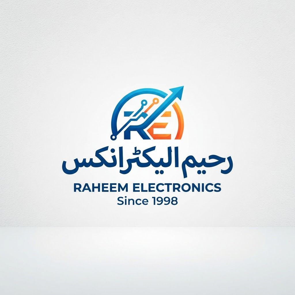 I want you to create logo of Raheem electronics in urdu