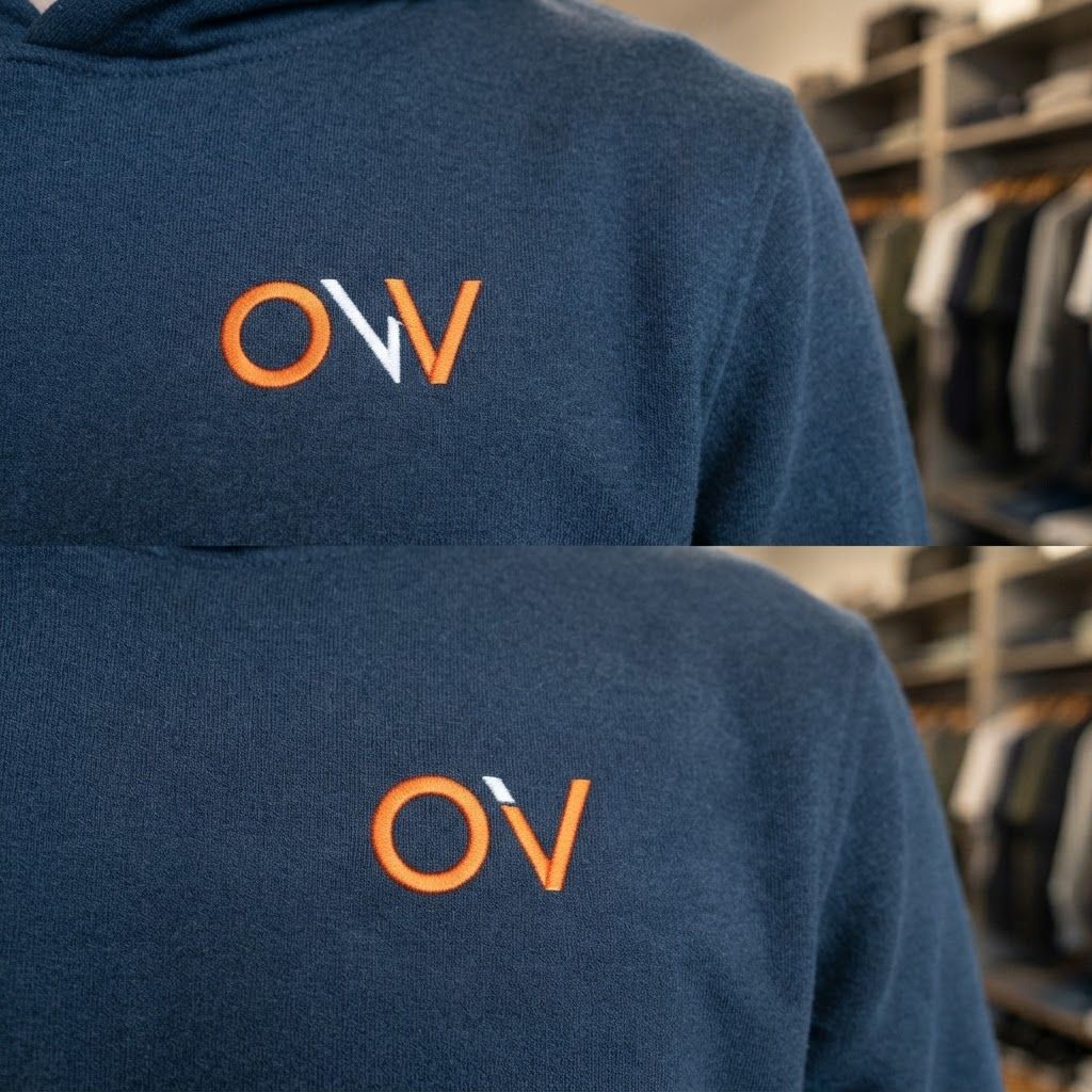 AI Design for ok now I want you to use the image I gave you to replace the n with a v make it look the same just different letter that's it