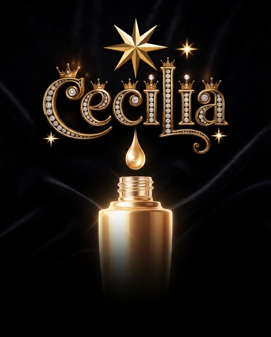AI Design for Paid ad visual for brand. Performance-focused portrait composition, clear product or benefit cue, bold contrast, uncluttered background, open area for offer copy to be added later, no readable text.
Incorporate the attached brand element reference image (Reference A: brand element "Cecilia Gold Typography") into the composition where natural — preserve the depicted brand element's appearance.