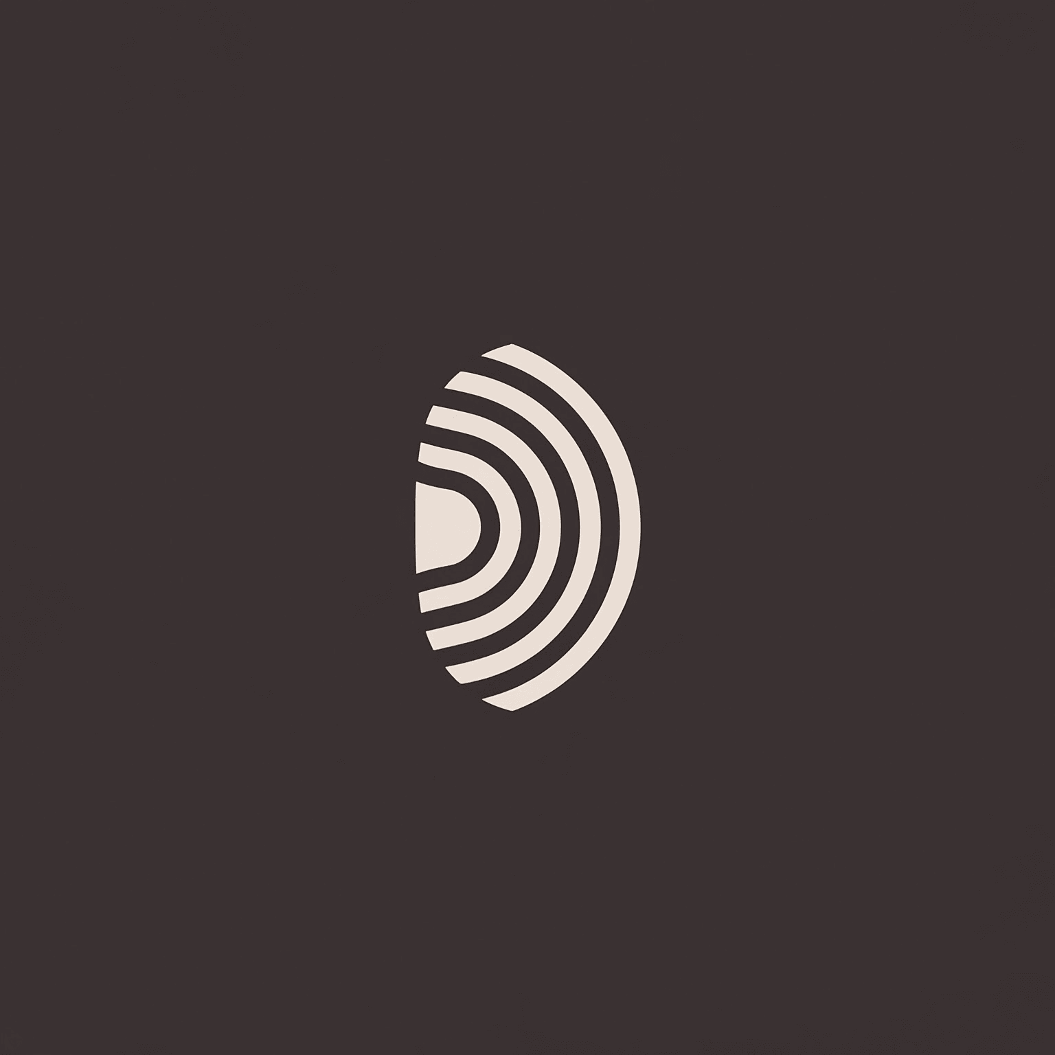 AI Design for An abstract icon representing seating, but not in a literal way (no chairs or tables). You could explore geometric shapes or lines that subtly suggest seating arrangements, such as a rounded or rectangular pattern