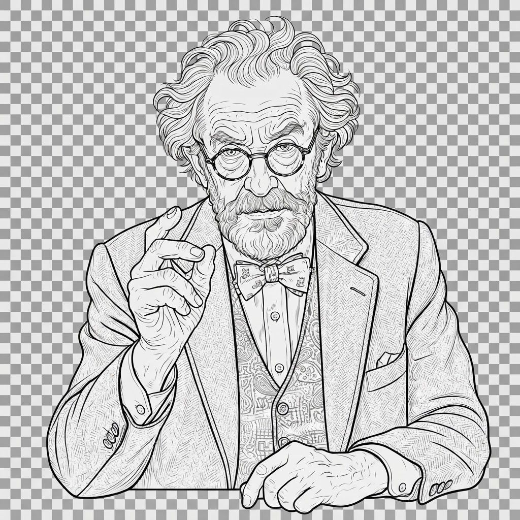 AI Design for create a highly detailed clean lineart illustration of this image
no shading only lineart
