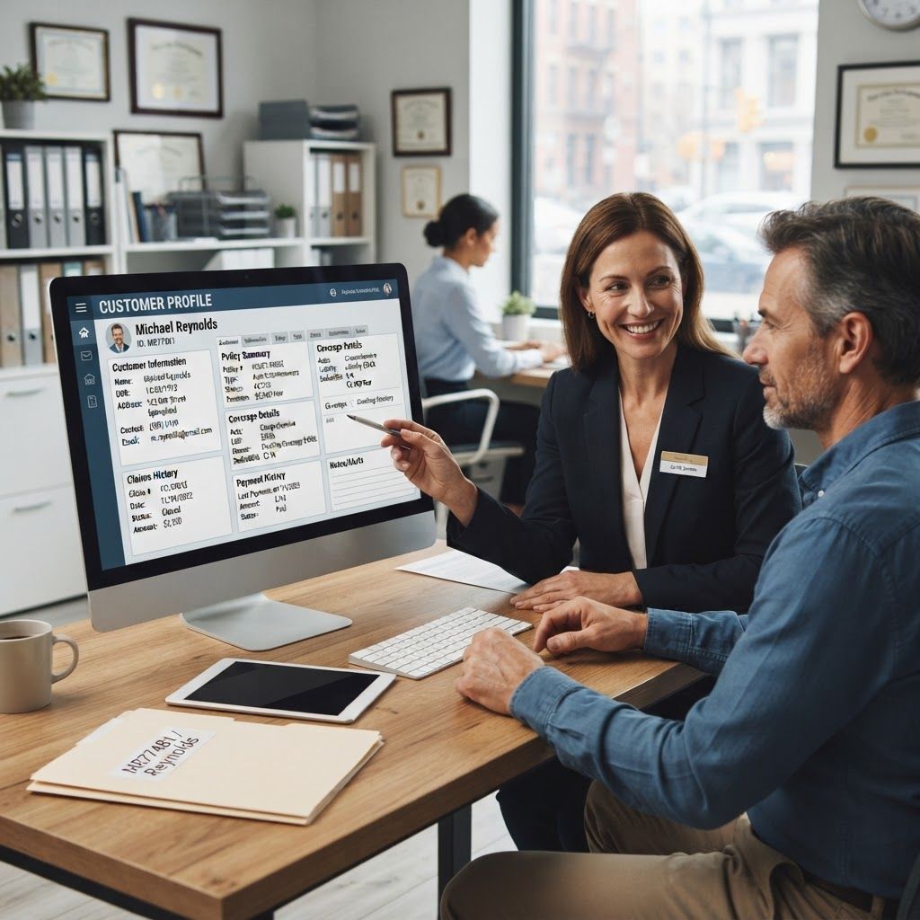 AI Design for Insurance castumar record