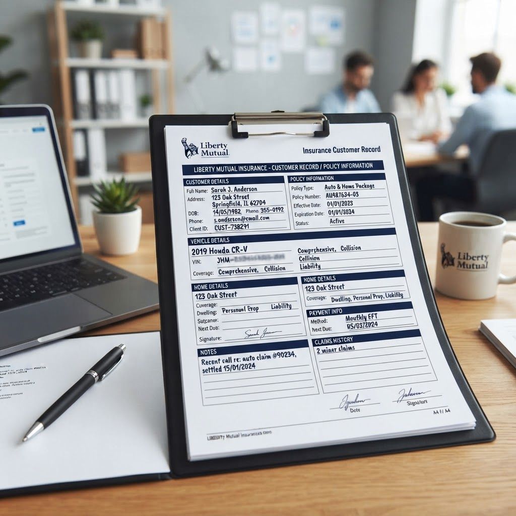 AI Design for Insurance castumar record