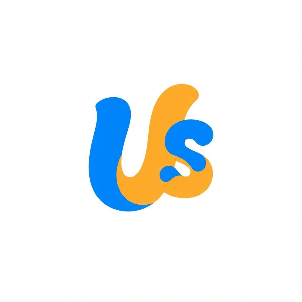 AI Design for Generate a simple minimalistic profile picture for a studio named unhinged STUDIO , white background 2 main colors. playfull minimalistic. few letters, only a logo