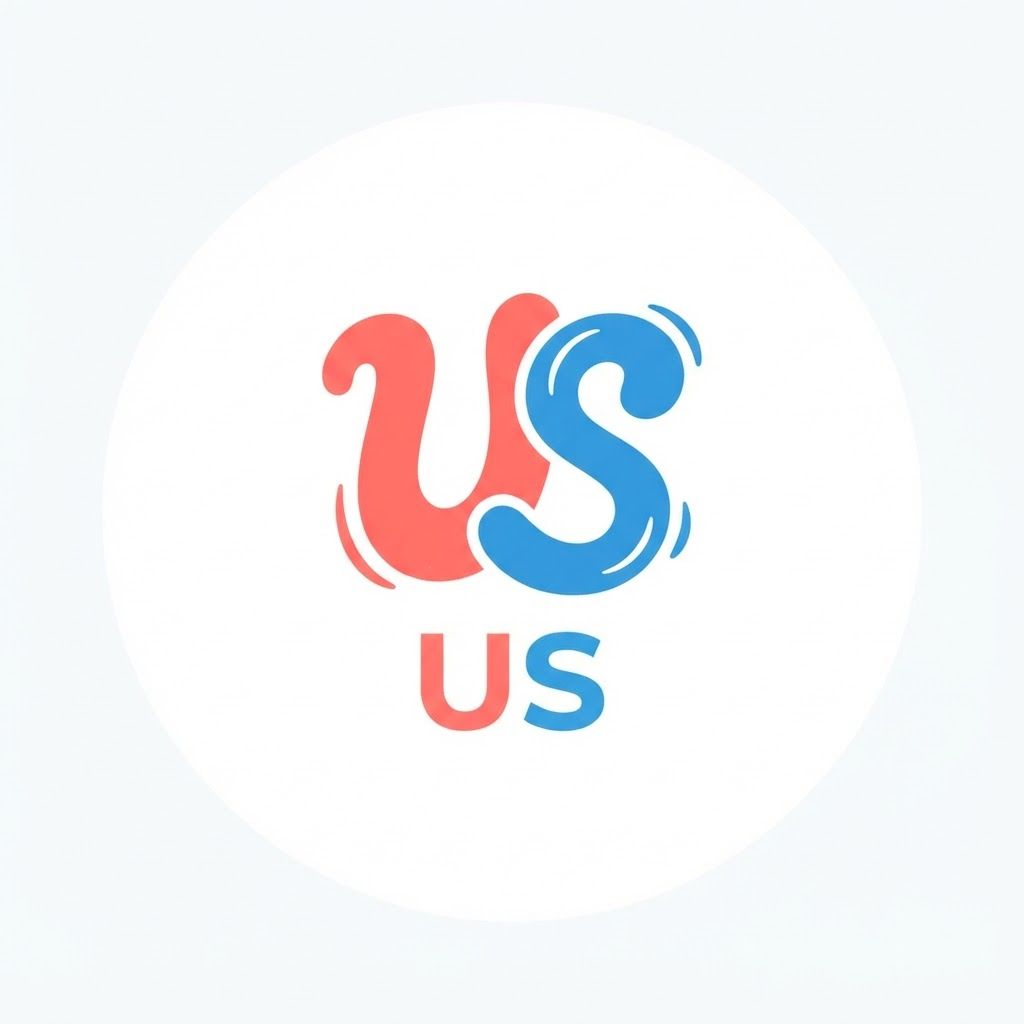 AI Design for Generate a simple minimalistic profile picture for a studio named unhinged STUDIO , white background 2 main colors. playfull minimalistic. few letters, only a logo