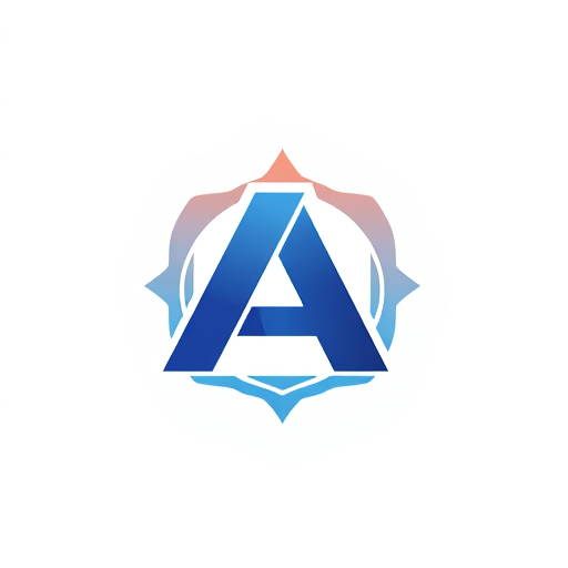 AI Design for letter A but there are elements of camera