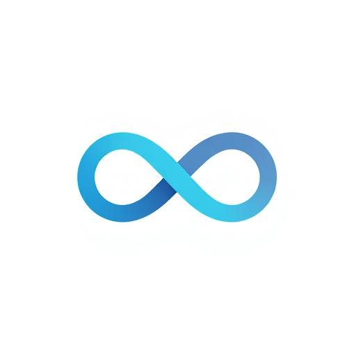 AI Design for A Linked Infinity SymbolSuggests unbreakable trust and continuous care.The loops can represent patients and providers, connected through CareBond.