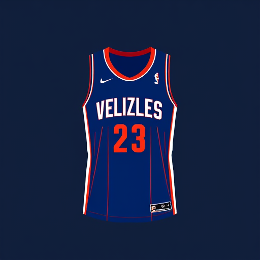 AI Design for basketball jersey