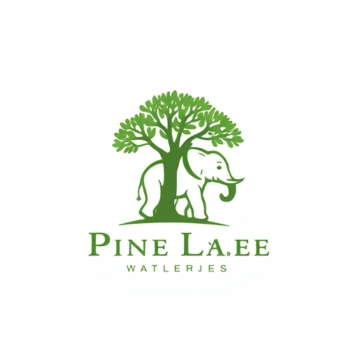 AI Design for Pine tree , elephant , elephant baby