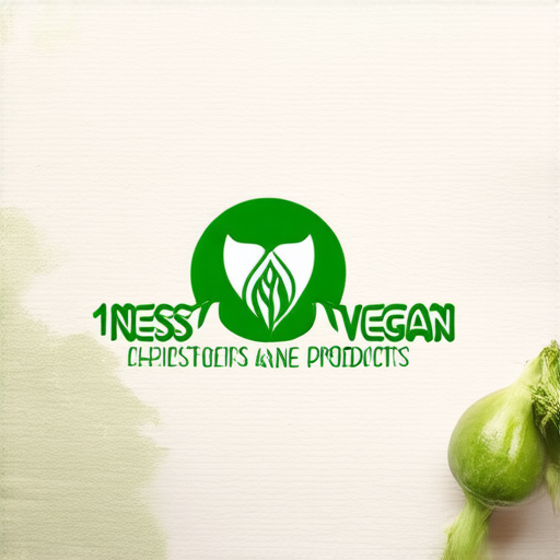 AI Design for CRAETE A LOGO FOR VEGAN PRODUCT WITH THE COMPANY NAME 1 NESS AND TAGLINE COME TOGETHER WITH SOME PROTECTIVE AND SAFE ELEMENT