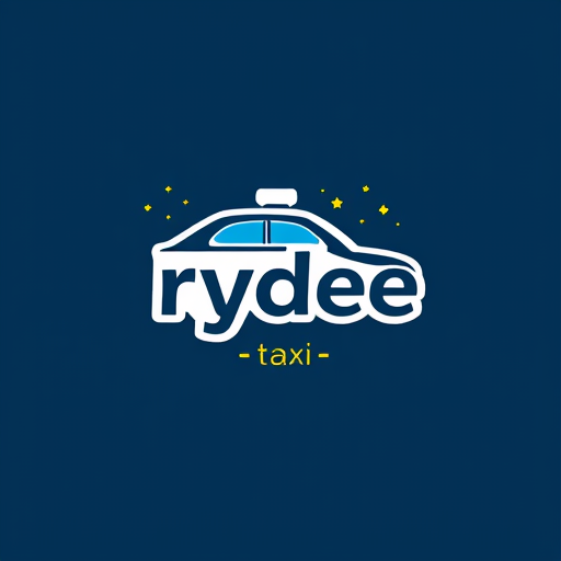 AI Design for rydee logo for mutual sharing of taxi creative logo for app trafic reference