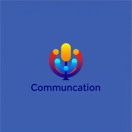 AI Design for create a logo about Communication for various purpose