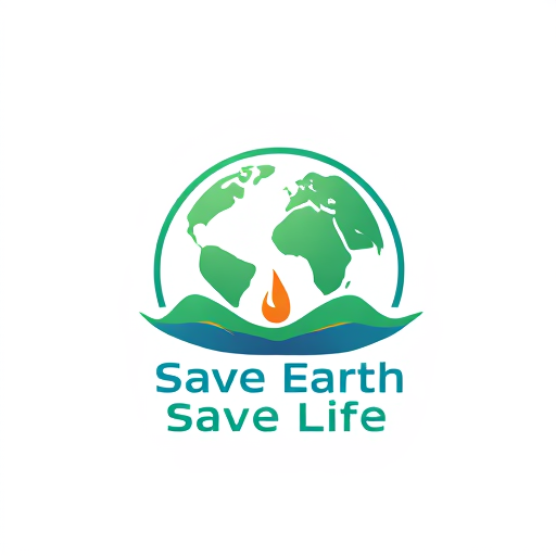 AI Design for Give me the logo save earth save life Realistic