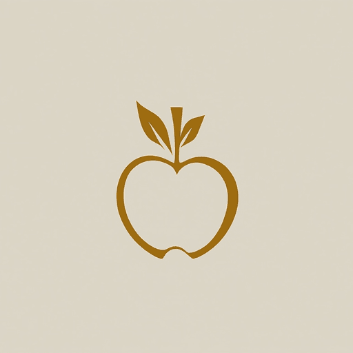 AI Design for "Create a luxurious and minimalistic logo for a yoga boutique studio named 'Golden Apple.' The design should feature a sleek, stylized apple that symbolizes luxury and vitality, incorporating elegant lines and simplicity. Use a refined color palette of white and gold to convey sophistication and tranquility. The logo should evoke a sense of awe and balance, suitable for high-end branding, signage, and marketing materials. Aim for a design that feels both modern and timeless, appealing to a clientele seeking a premium yoga/pilates experience."