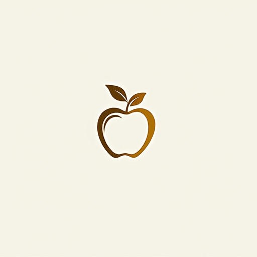AI Design for "Create a luxurious and minimalistic logo for a yoga boutique studio named 'Golden Apple.' The design should feature a sleek, stylized apple that symbolizes luxury and vitality, incorporating elegant lines and simplicity. Use a refined color palette of white and gold to convey sophistication and tranquility. The logo should evoke a sense of awe and balance, suitable for high-end branding, signage, and marketing materials. Aim for a design that feels both modern and timeless, appealing to a clientele seeking a premium yoga/pilates experience."