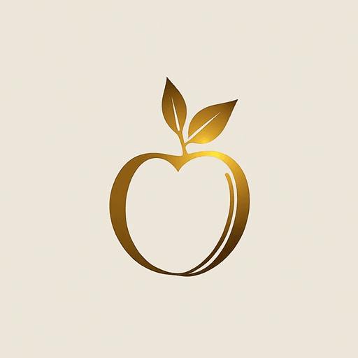 AI Design for "Create a luxurious and minimalistic logo for a yoga boutique studio named 'Golden Apple.' The design should feature a sleek, stylized apple that symbolizes luxury and vitality, incorporating elegant lines and simplicity. Use a refined color palette of white and gold to convey sophistication and tranquility. The logo should evoke a sense of awe and balance, suitable for high-end branding, signage, and marketing materials. Aim for a design that feels both modern and timeless, appealing to a clientele seeking a premium yoga/pilates experience."