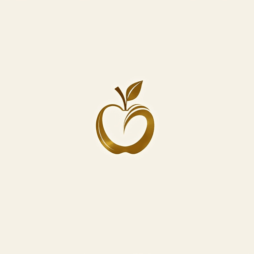 AI Design for "Create a luxurious and minimalistic logo for a yoga boutique studio named 'Golden Apple.' The design should feature a sleek, stylized apple that symbolizes luxury and vitality, incorporating elegant lines and simplicity. Use a refined color palette of white and gold to convey sophistication and tranquility. The logo should evoke a sense of awe and balance, suitable for high-end branding, signage, and marketing materials. Aim for a design that feels both modern and timeless, appealing to a clientele seeking a premium yoga/pilates experience."