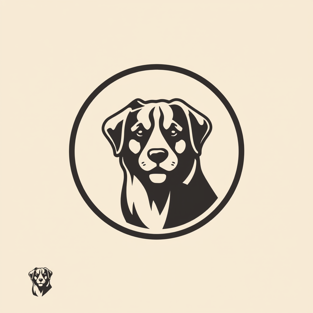 AI Design for dog logo