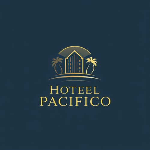 AI Design for hotel pacifico. wordmark