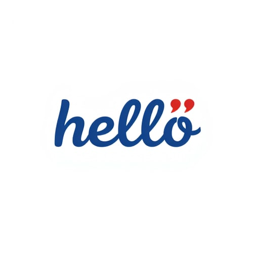 AI Design for hello wordmark