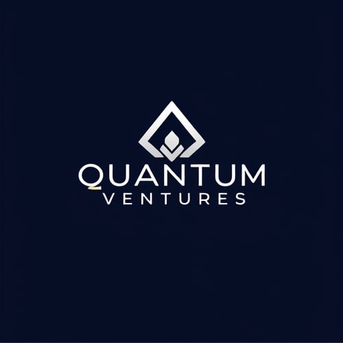 AI Design for Design a sleek and professional logo for "Quantum Ventures" with the tagline: "Innovate. Accelerate. Transform."