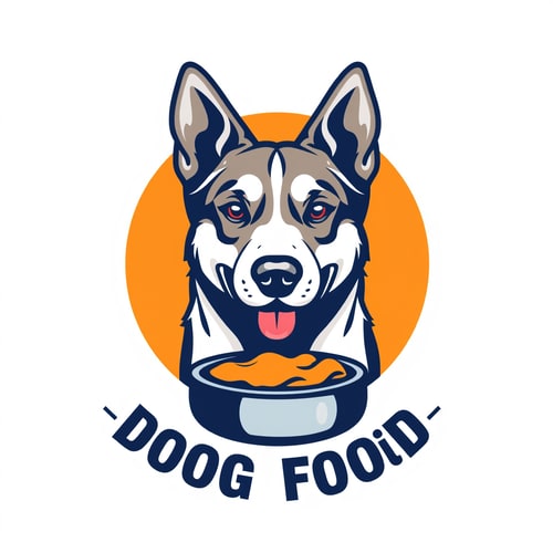 AI Design for dog with text dog food