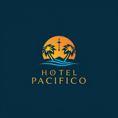 AI Design for hotel pacifico. wordmark