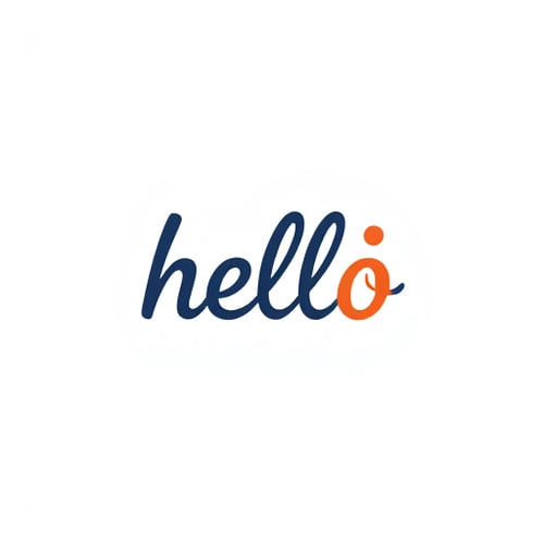 AI Design for hello wordmark