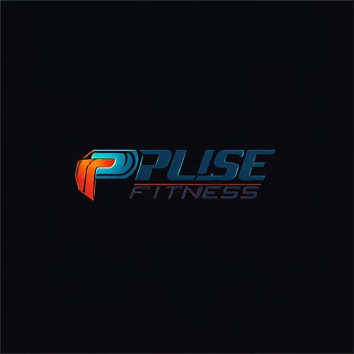 AI Design for Design a modern and energetic logo for "Pulse Fitness," with bold typography and movement-inspired shapes to evoke strength and activity.