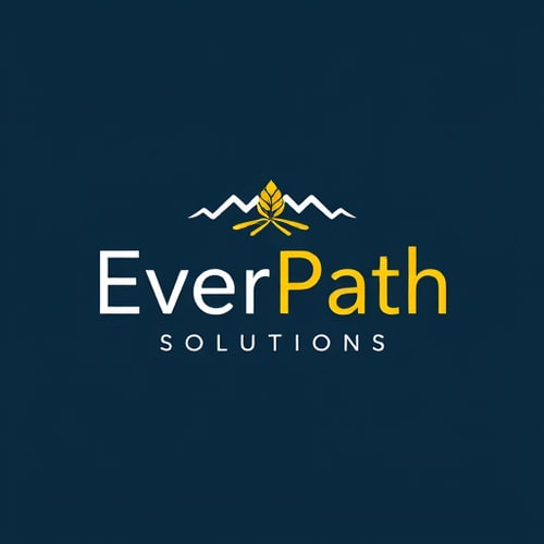 AI Design for We're embarking on an exciting journey to create a standout logo for EverPath Solutions